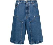 Jeans-Shorts mit Monogramm