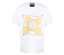 logo-print organic cotton T-shirt