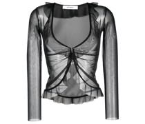 Oberteil mit transparentem Design