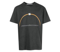 backlit logo-print T-shirt