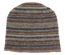 Gestreifte Beanie