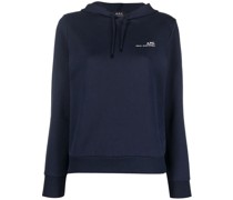 A.P.C. Hoodie mit Logo-Print