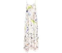mix-print maxi dress