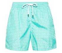 Madeira floral-print swim shorts