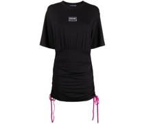 Minikleid mit Logo-Patch