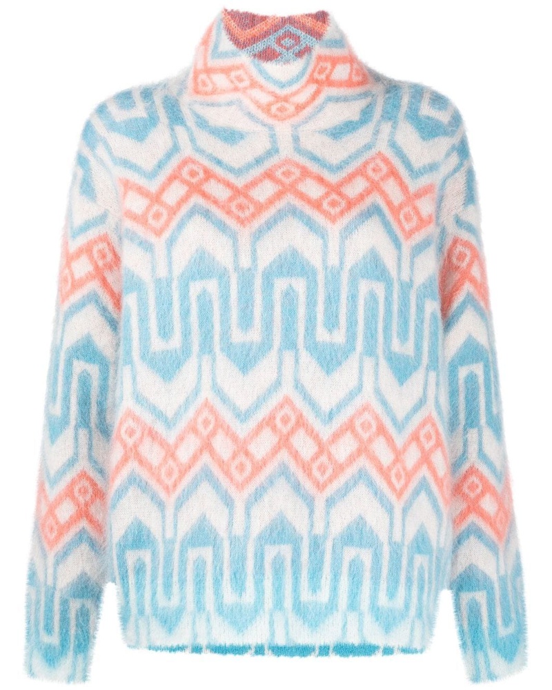Moncler Damen Pullover mit Stehkragen