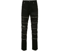 Skinny-Jeans mit Reißverschlüssen