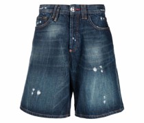 Jeans-Shorts im Destroyed-Look