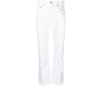 Bootcut-Jeans mit hohem Bund