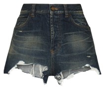 Ungesäumte Jeans-Shorts