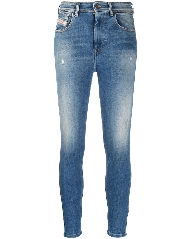 Diesel Damen Slandy Jeans mit hohem Bund