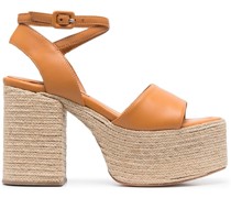 Espadrilles mit Plateau