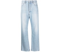Weite Jeans mit hohem Bund