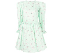 Minikleid mit Blumen-Print