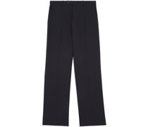 Cropped-Hose mit Ziernähten