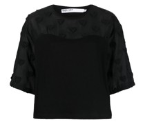 T-Shirt mit Herz-Patch