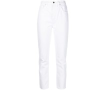 Taillenjeans mit geradem Bein