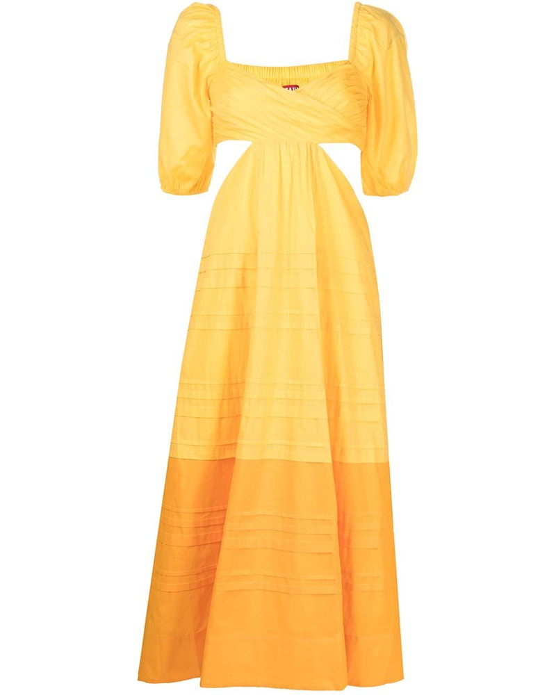 STAUD Damen Carina Midikleid