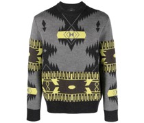 Pullover mit Intarsienmuster