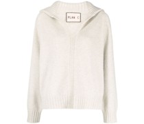 Hoodie mit V-Ausschnitt