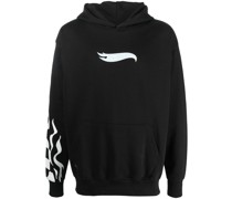 Hoodie mit Racing-Print