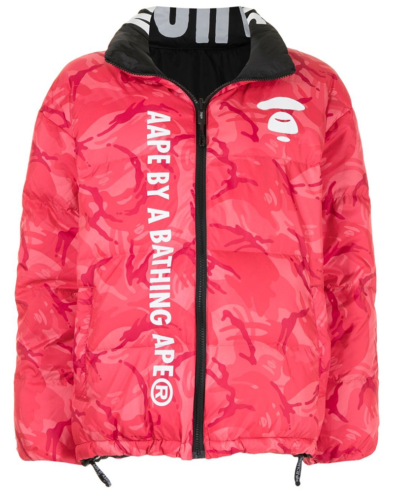 BAPE Damen AAPE BY *A BATHING APE® Steppjacke mit Logo