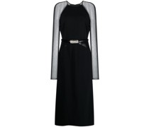 Midikleid mit Einsätzen