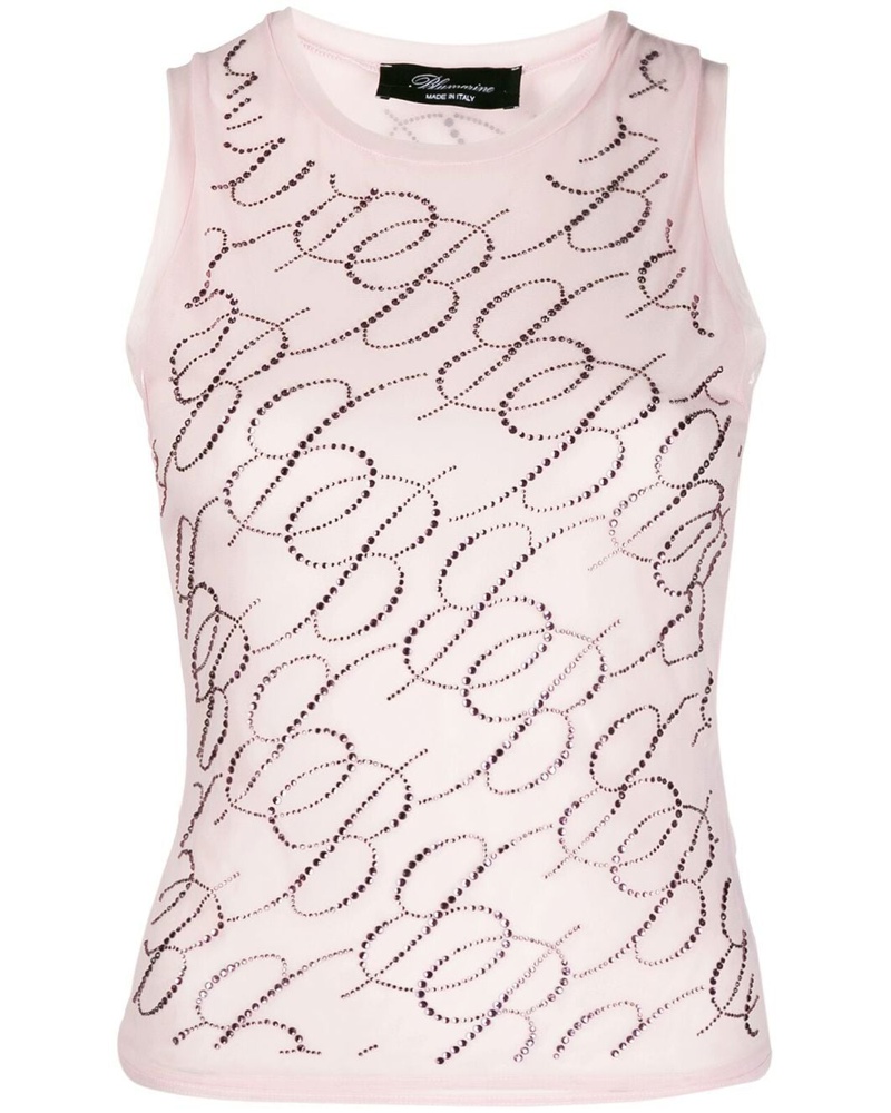Blumarine Damen Verziertes Top