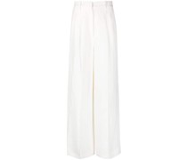 High-Waist-Hose mit weitem Bein
