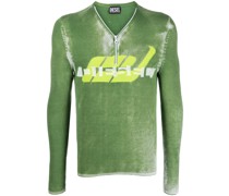 Strickpullover mit Reißverschluss