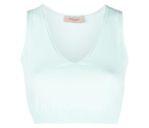 Gestricktes Cropped-Top
