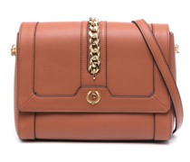 Schultertasche mit Kettenverzierung