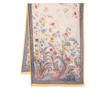 Chiffon-Schal mit Blumen-Print
