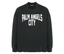 City Sweatshirt mit ausgeblichenem Effekt