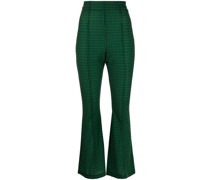Cropped-Hose mit Print