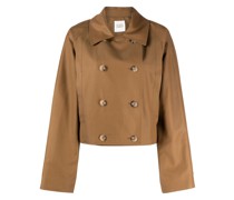 Doppelreihiger Cropped-Blazer