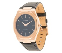 Schmale Armbanduhr