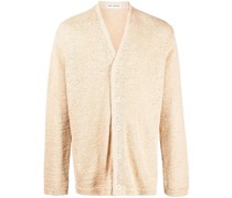 Strukturierter Cardigan mit V-Ausschnitt