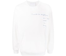 Sweatshirt mit Slogan-Print