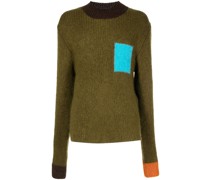 Pullover in Colour-Block-Optik