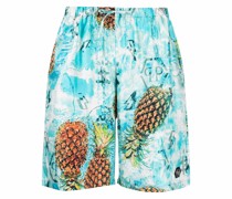 Lounge-Shorts mit Ananas-Print