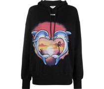 Hoodie mit grafischem Print