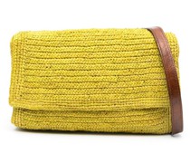 Schultertasche aus Bast