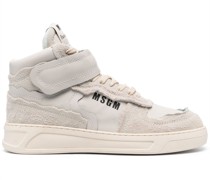 High-Top-Sneakers mit Logo-Print