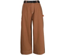 BAPY BY *A BATHING APE® Weite Cropped-Hose