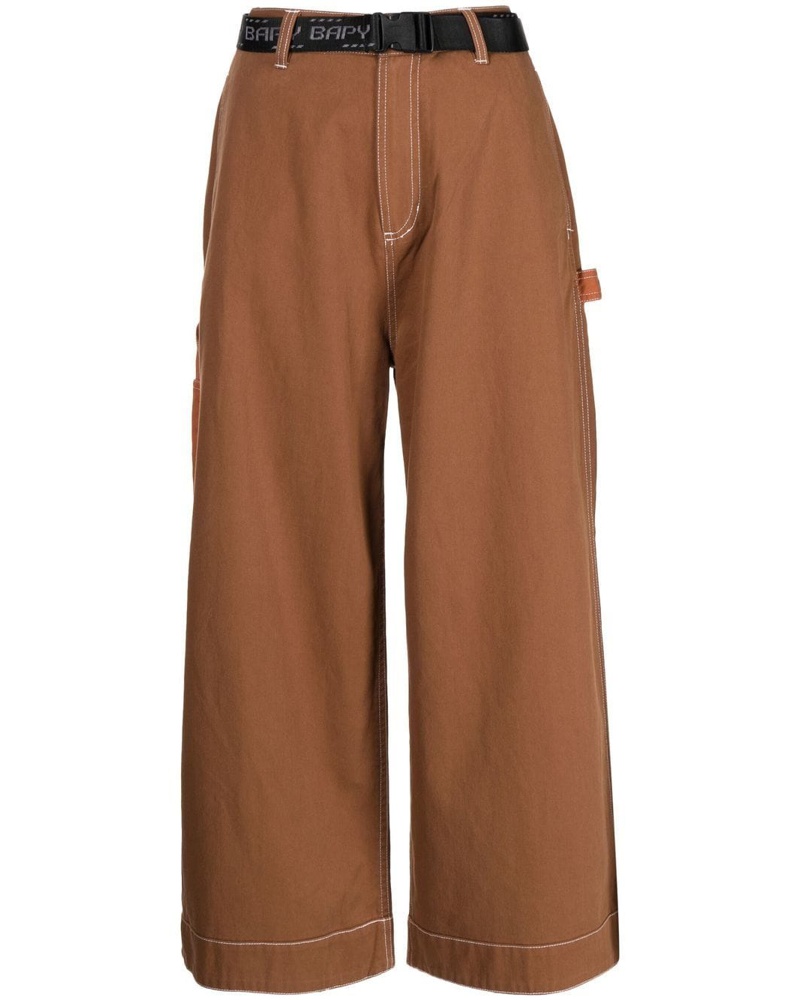 BAPE Damen BAPY BY *A BATHING APE® Weite Cropped-Hose