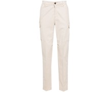 mid-rise cargo trousers