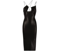 Asymmetrisches Midikleid mit Cut-Out