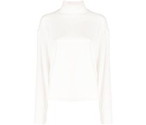 Fleecepullover mit Stehkragen