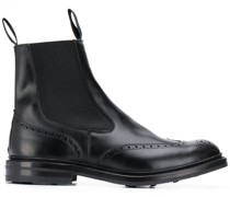 Chelsea-Boots mit Budapestermuster